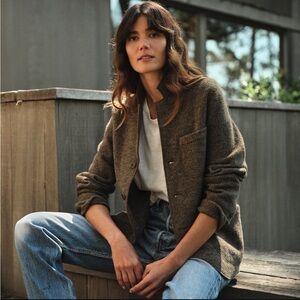 Buck Mason felted wool chore coat S